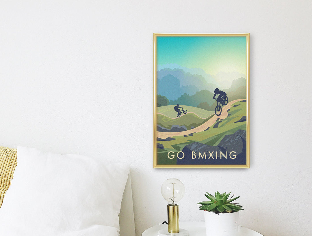 Go BMXing Travel Poster