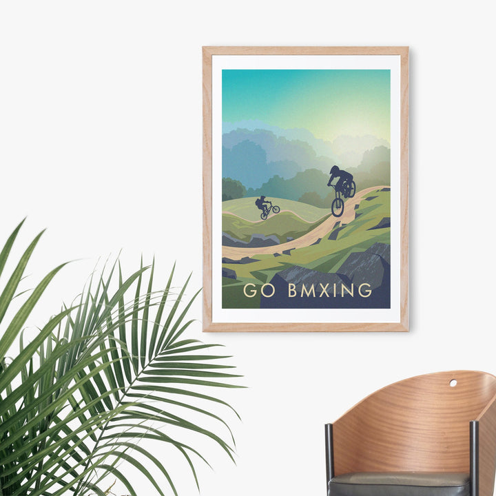 Go BMXing Travel Poster