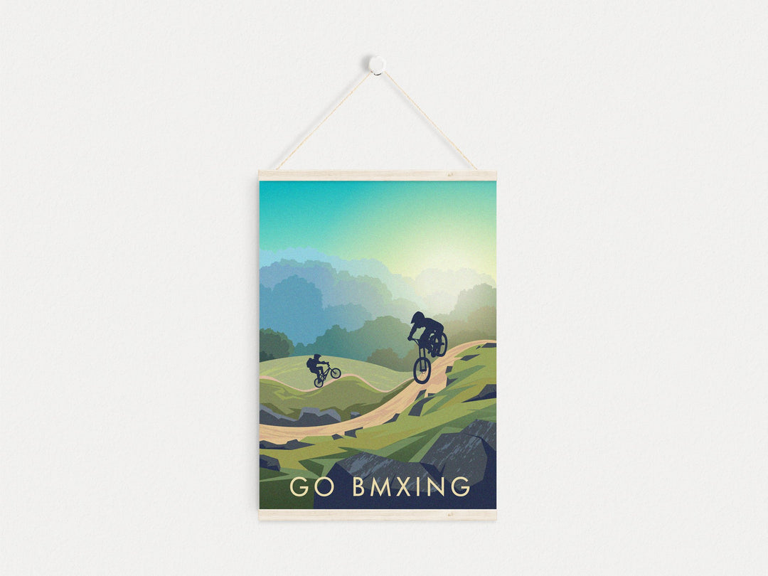 Go BMXing Travel Poster