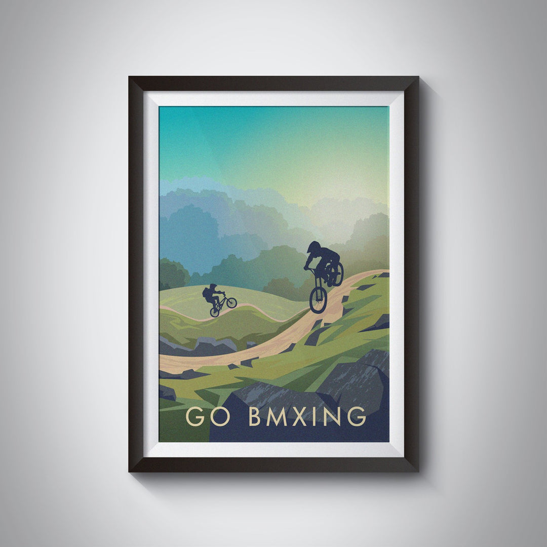 Go BMXing Travel Poster