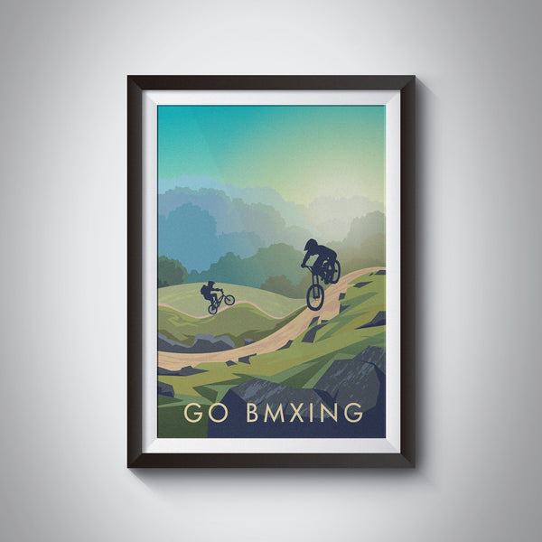 Go BMXing Travel Poster