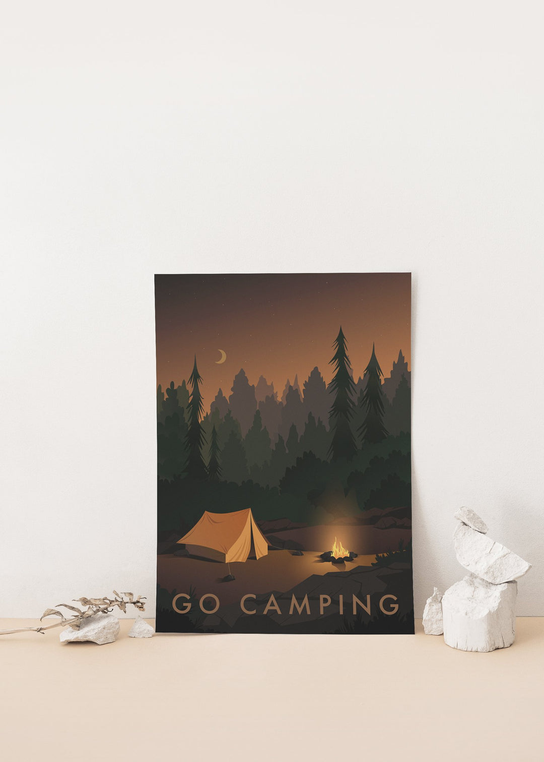 Go Camping Travel Poster