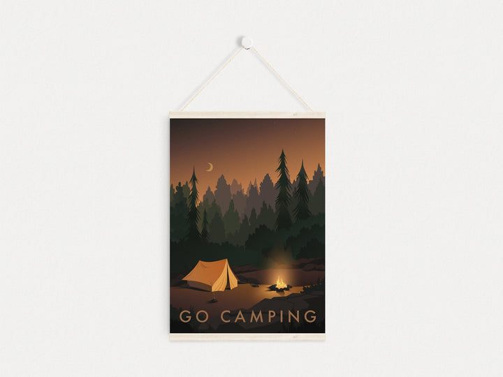 Go Camping Travel Poster