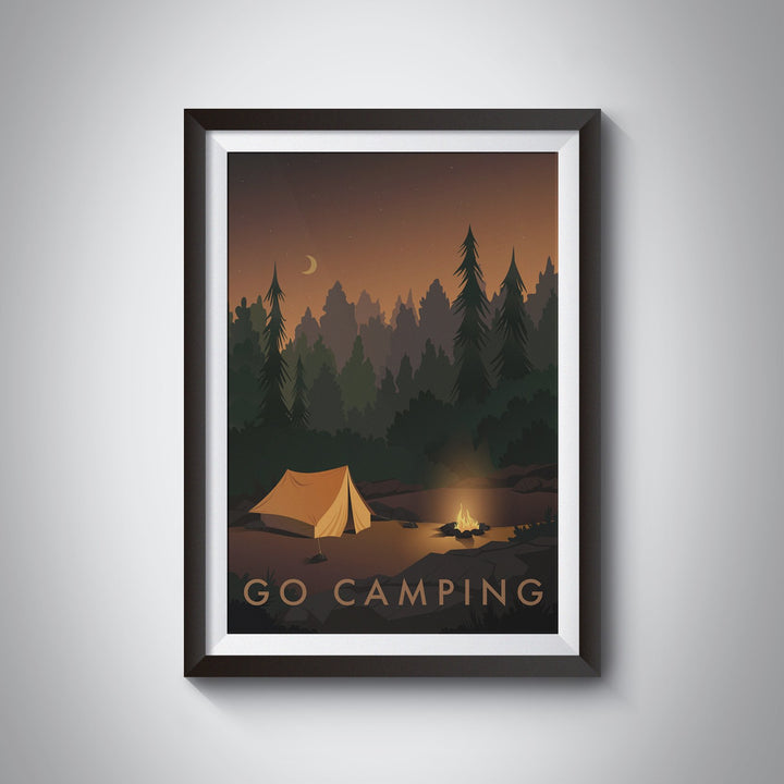 Go Camping Travel Poster