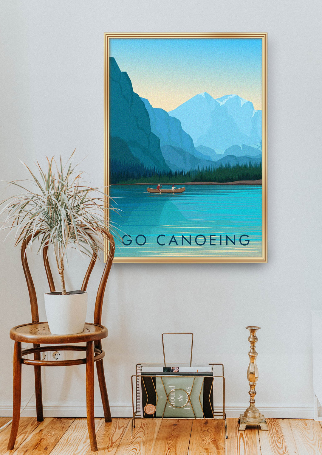 Go Canoeing Travel Poster