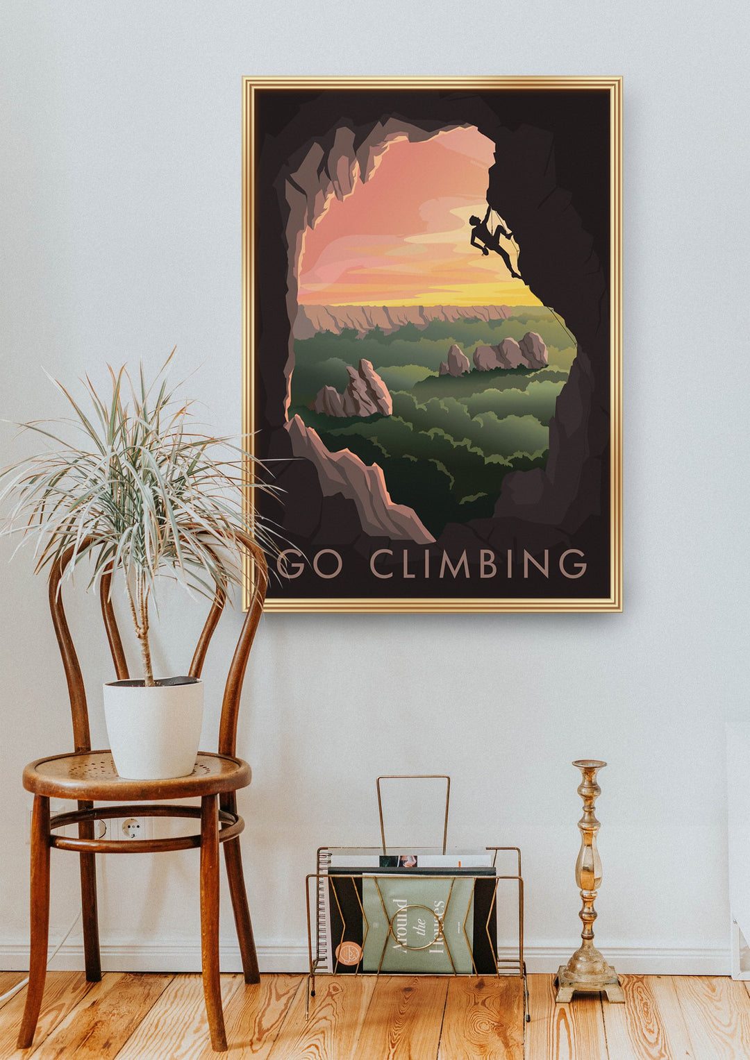 Go Climbing Travel Poster