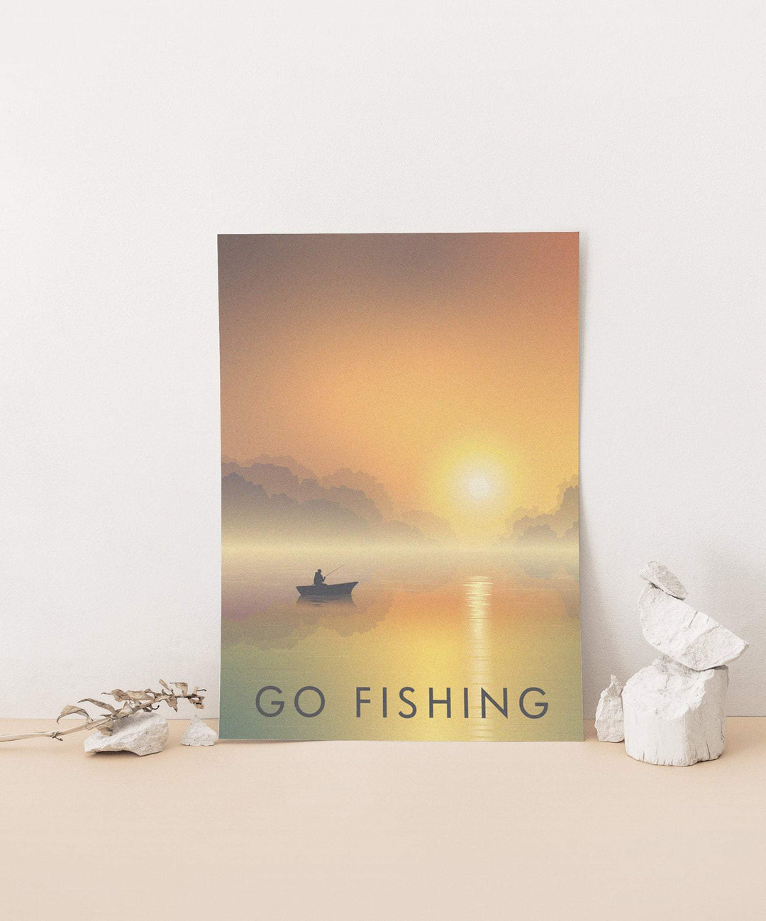 Go Fishing Travel Poster