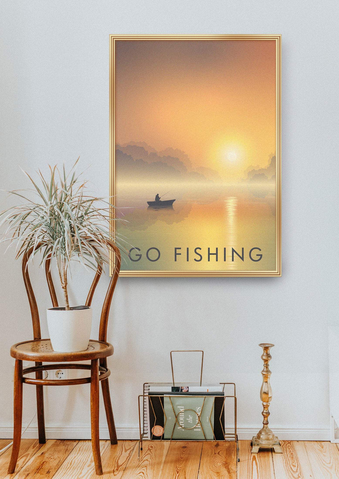 Go Fishing Travel Poster