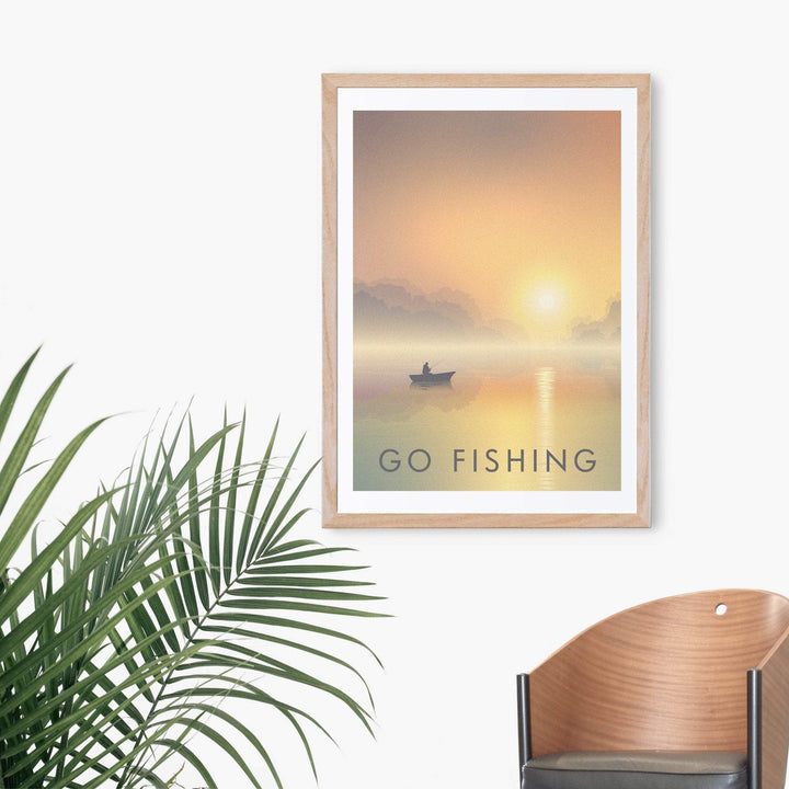 Go Fishing Travel Poster