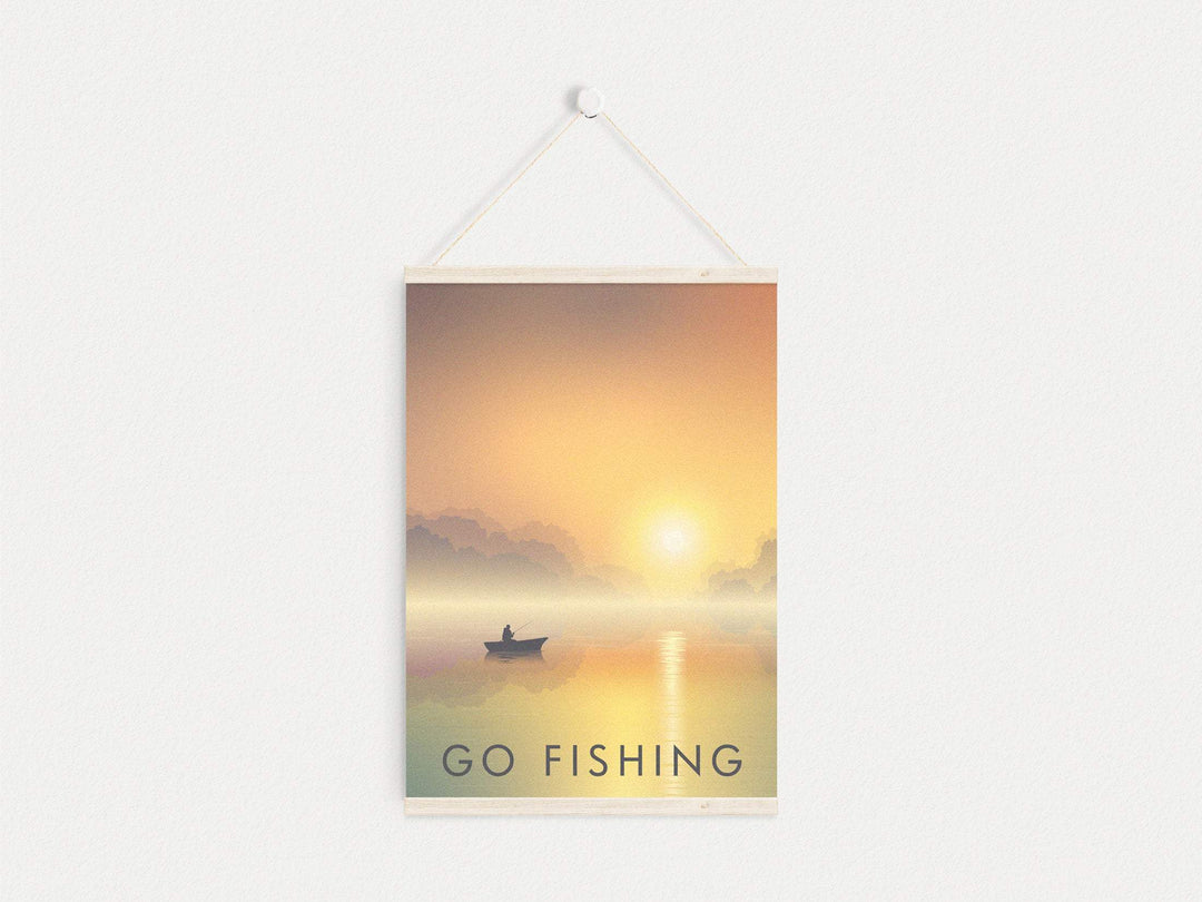 Go Fishing Travel Poster