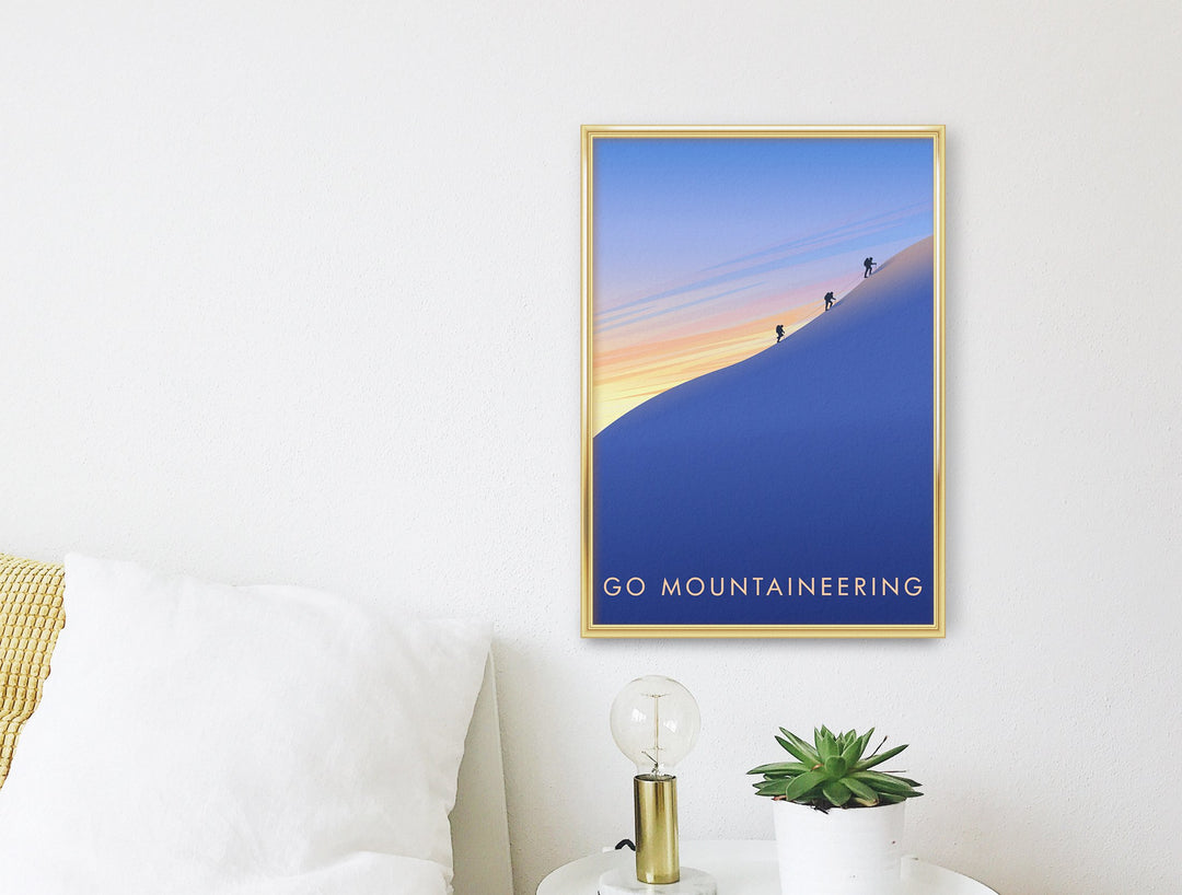 Go Mountaineering Travel Poster