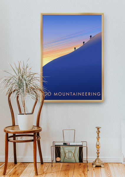 Go Mountaineering Travel Poster