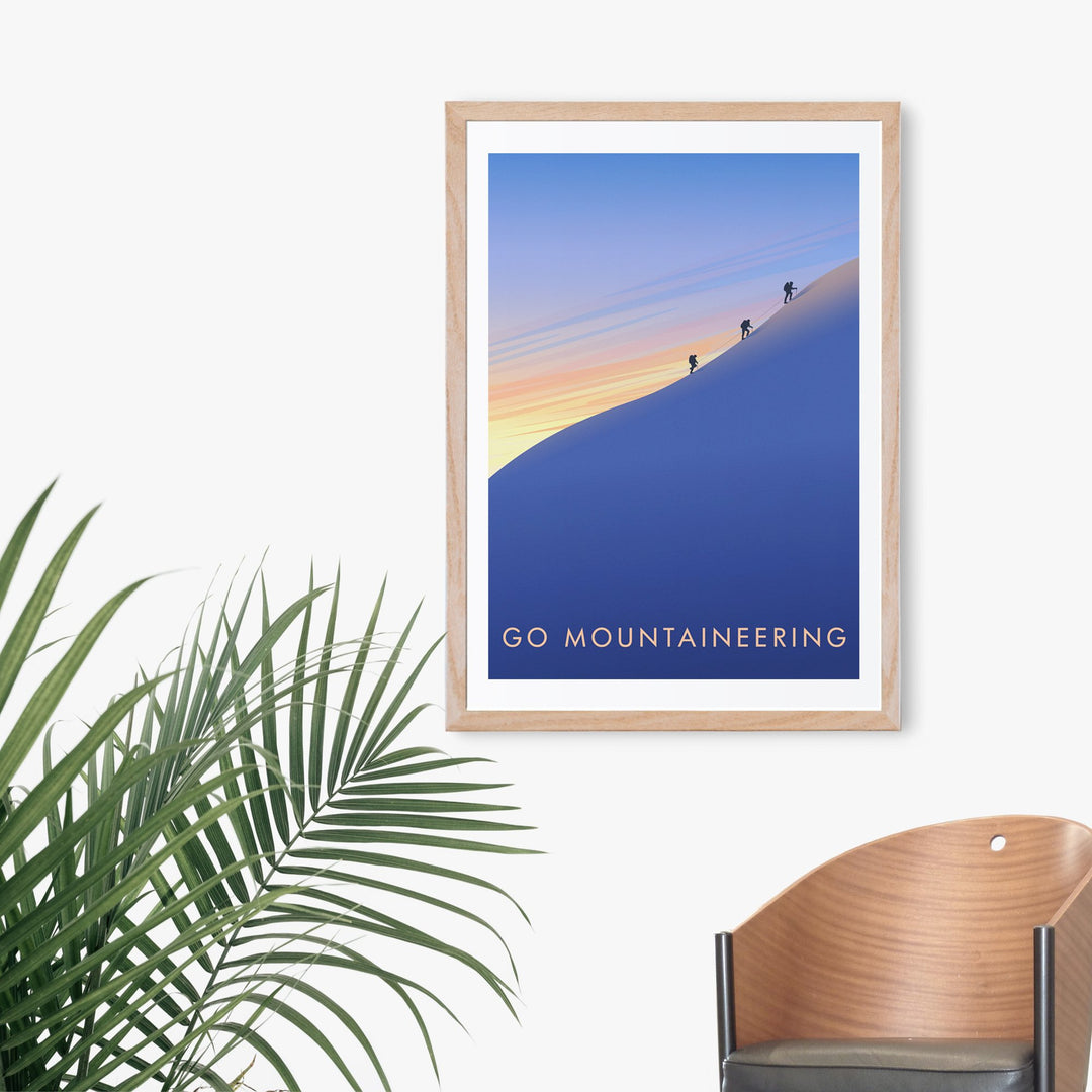 Go Mountaineering Travel Poster