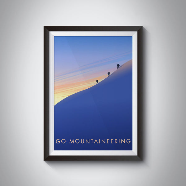 Go Mountaineering Travel Poster