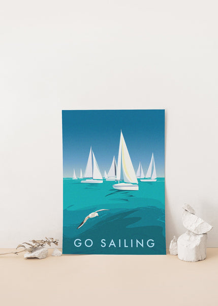 Go Sailing Travel Poster