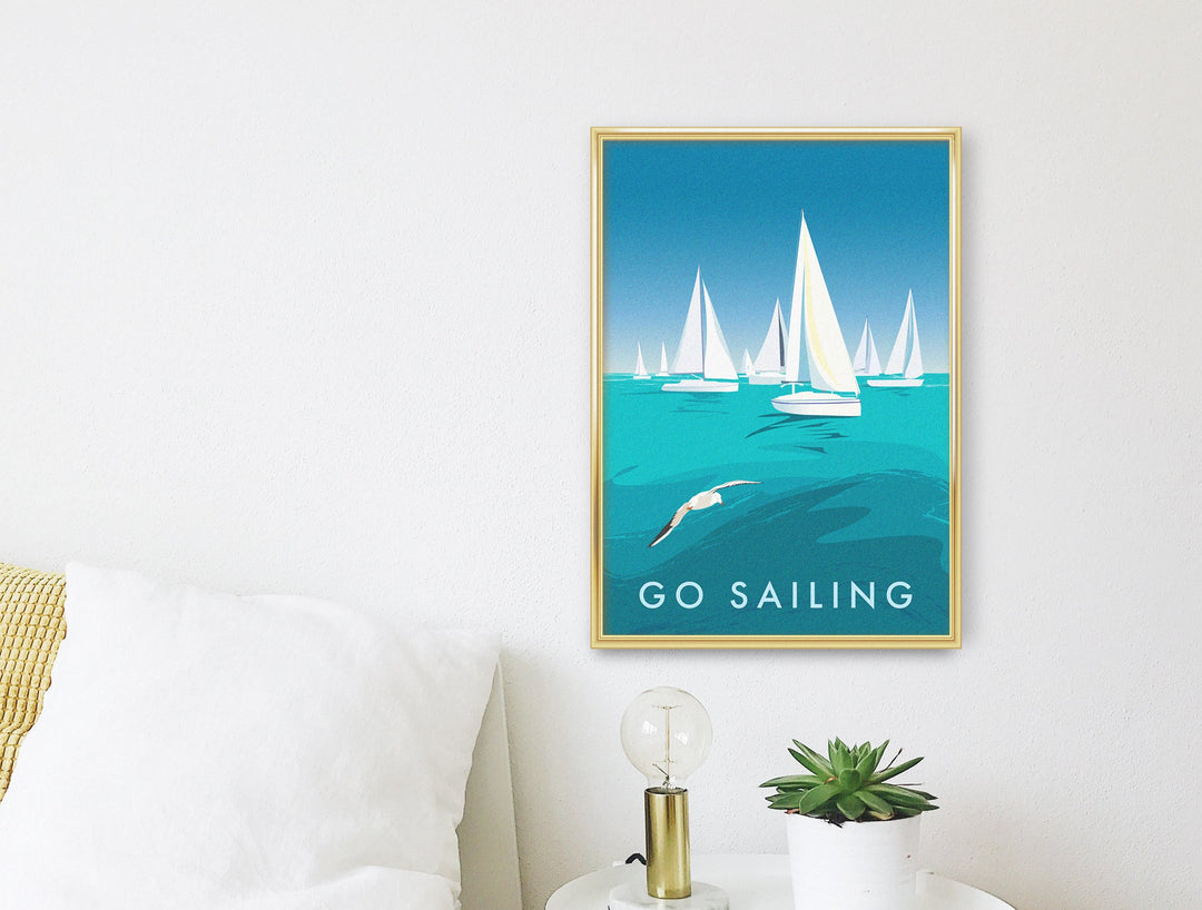 Go Sailing Travel Poster