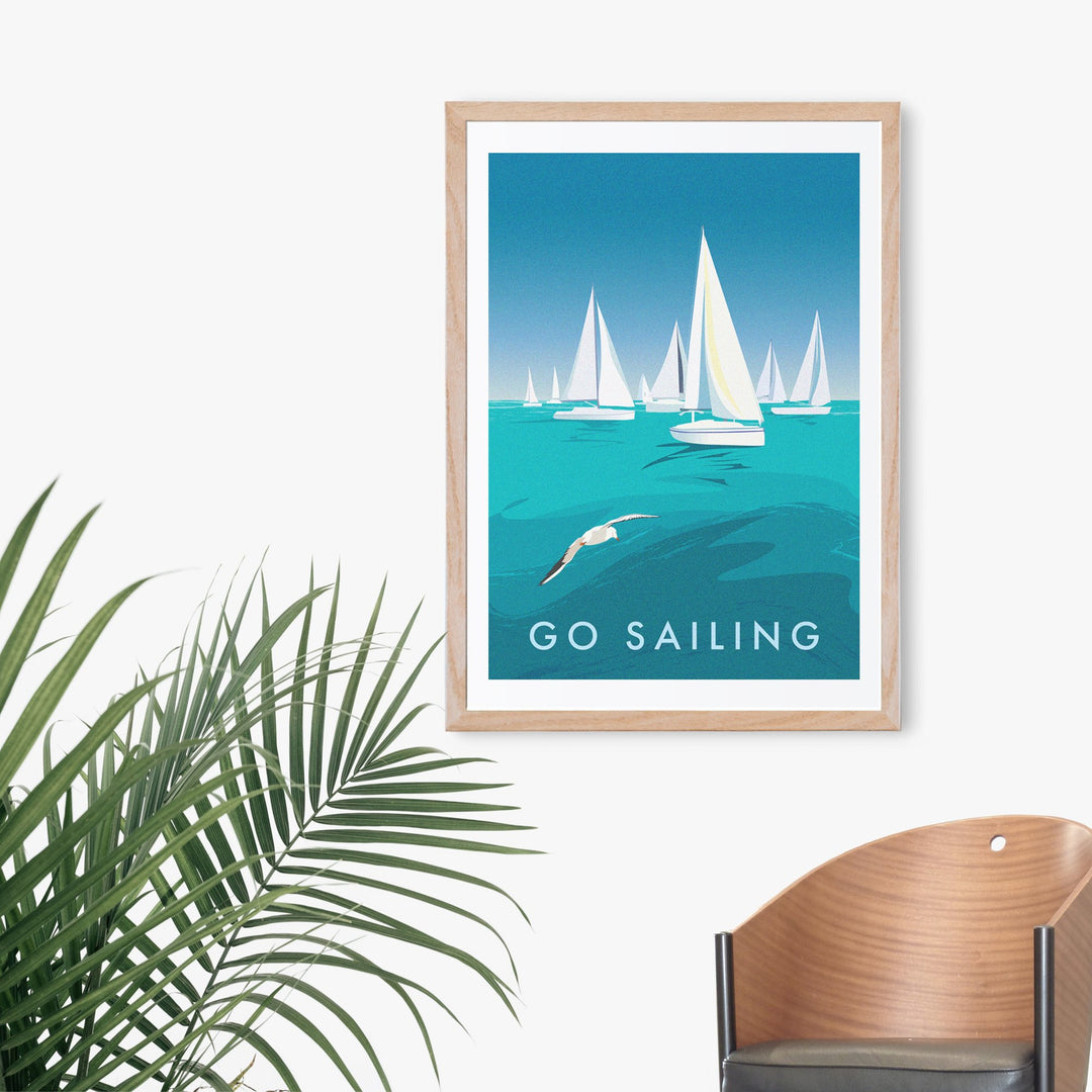 Go Sailing Travel Poster