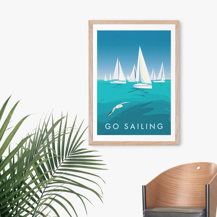 Go Sailing Travel Poster