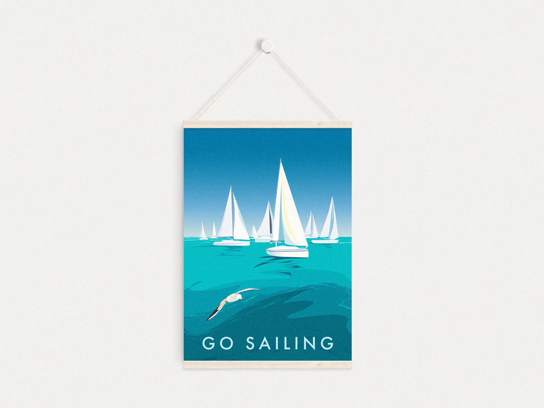 Go Sailing Travel Poster