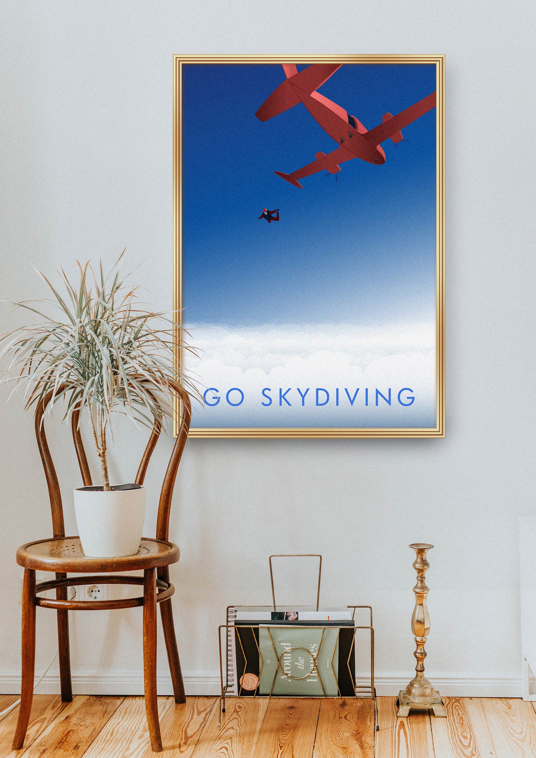 Go Skydiving Travel Poster