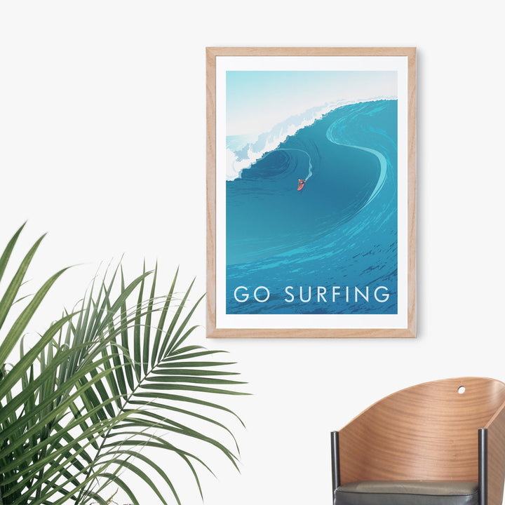 Go Surfing Travel Poster