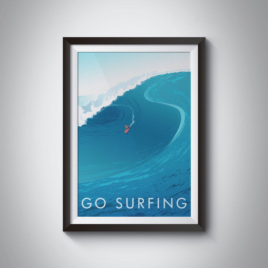 Go Surfing Travel Poster