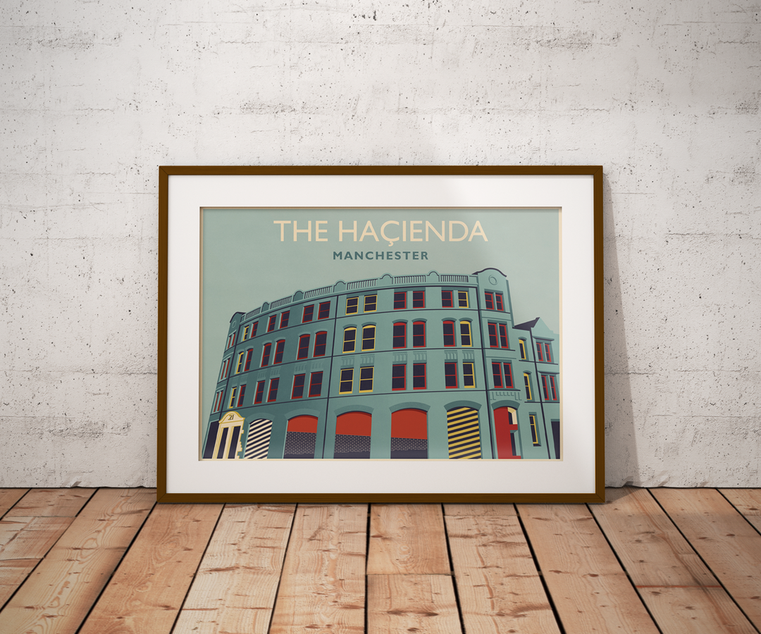 Hacienda Manchester Travel Poster