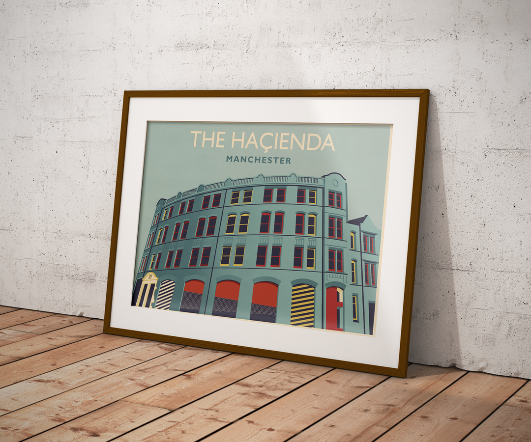 Hacienda Manchester Travel Poster