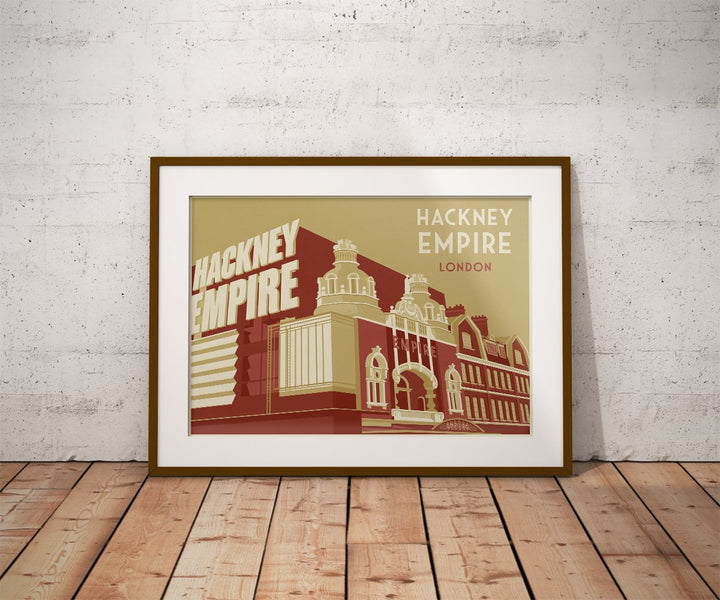 Hackney Empire London Travel Poster