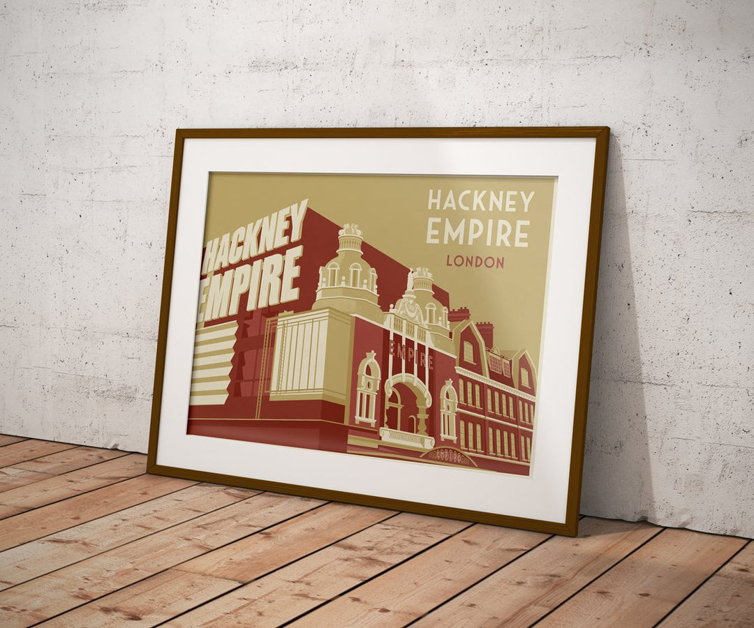 Hackney Empire London Travel Poster