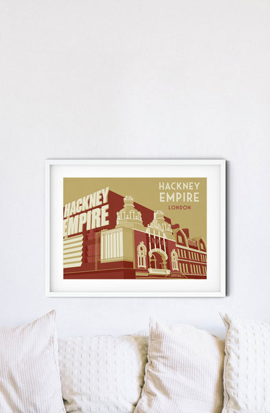 Hackney Empire London Travel Poster