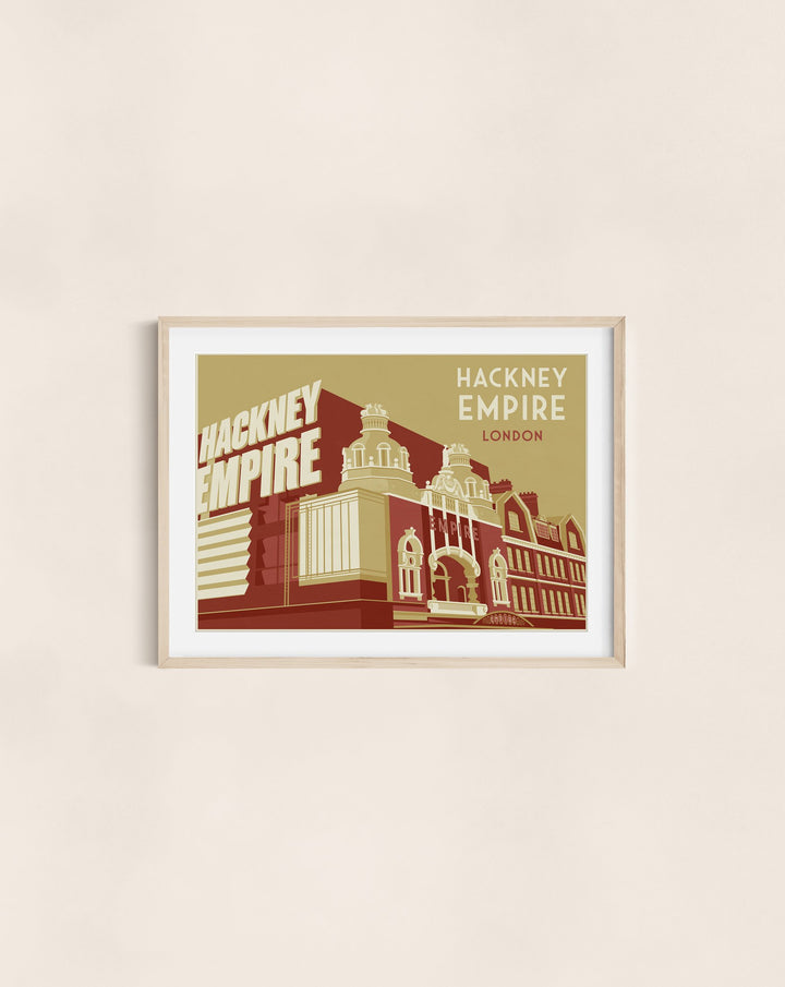 Hackney Empire London Travel Poster