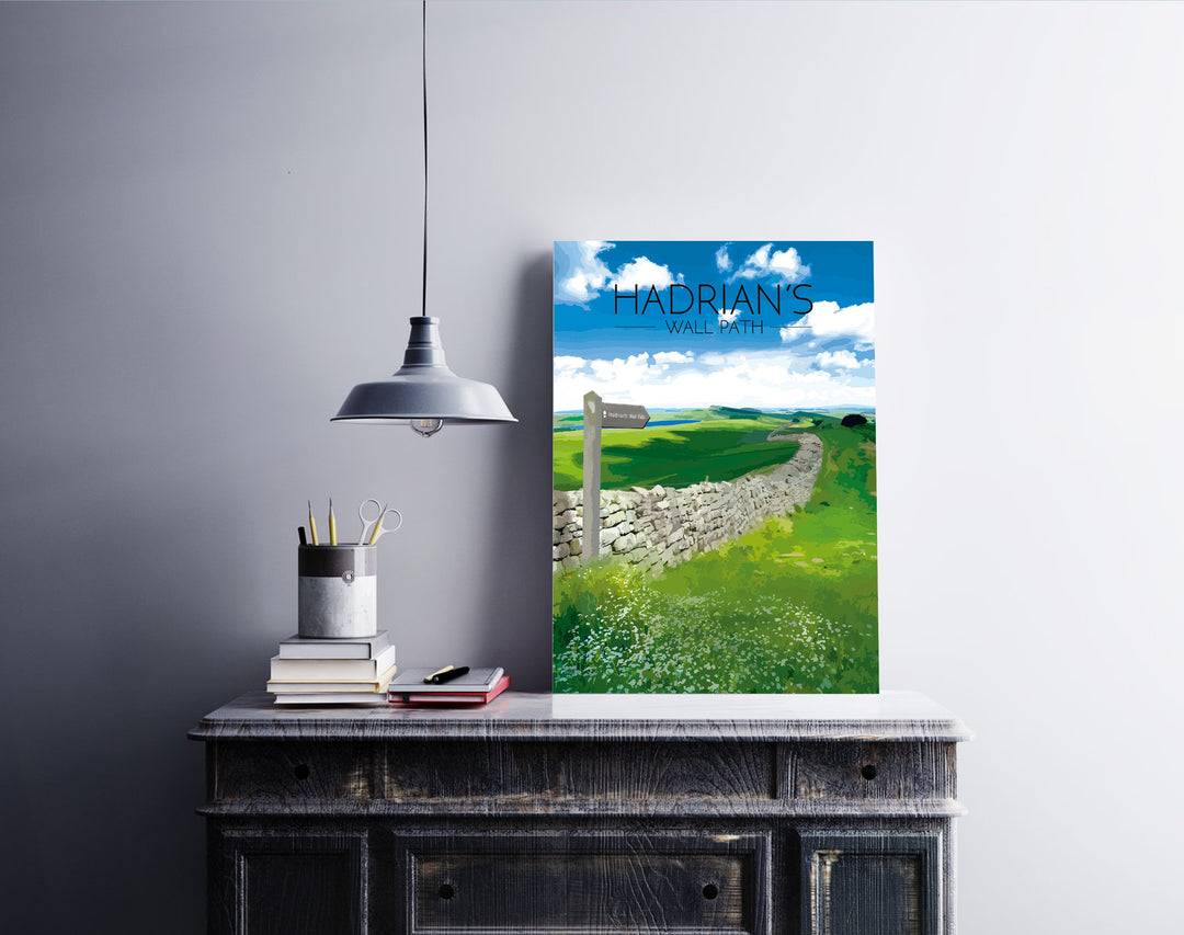 Hadrian's Wall Path National Trail Travel Poster