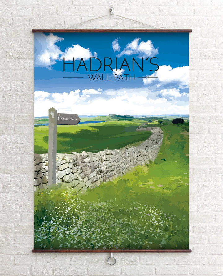 Hadrian's Wall Path National Trail Travel Poster