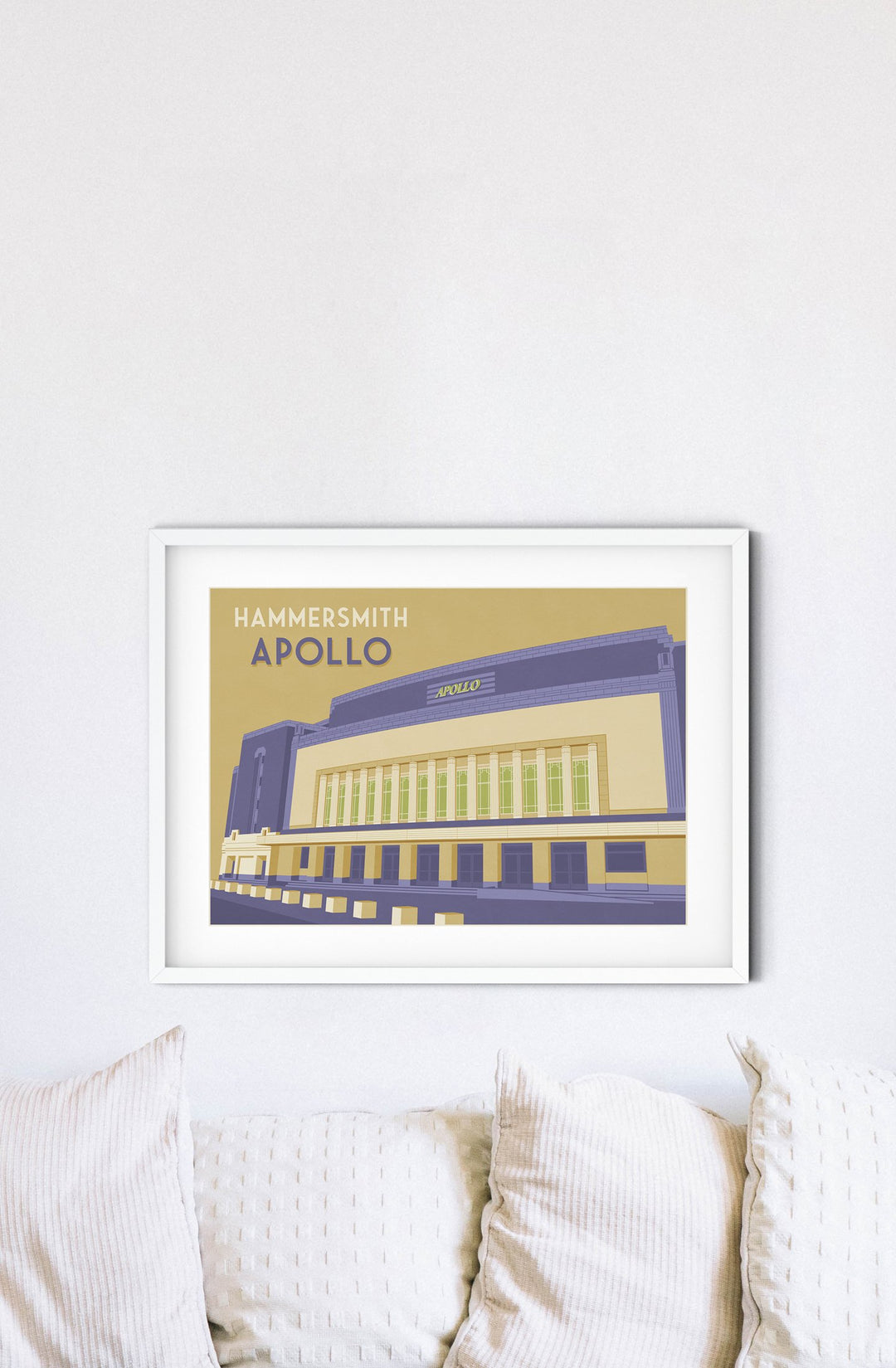 Hammersmith Apollo London Travel Poster