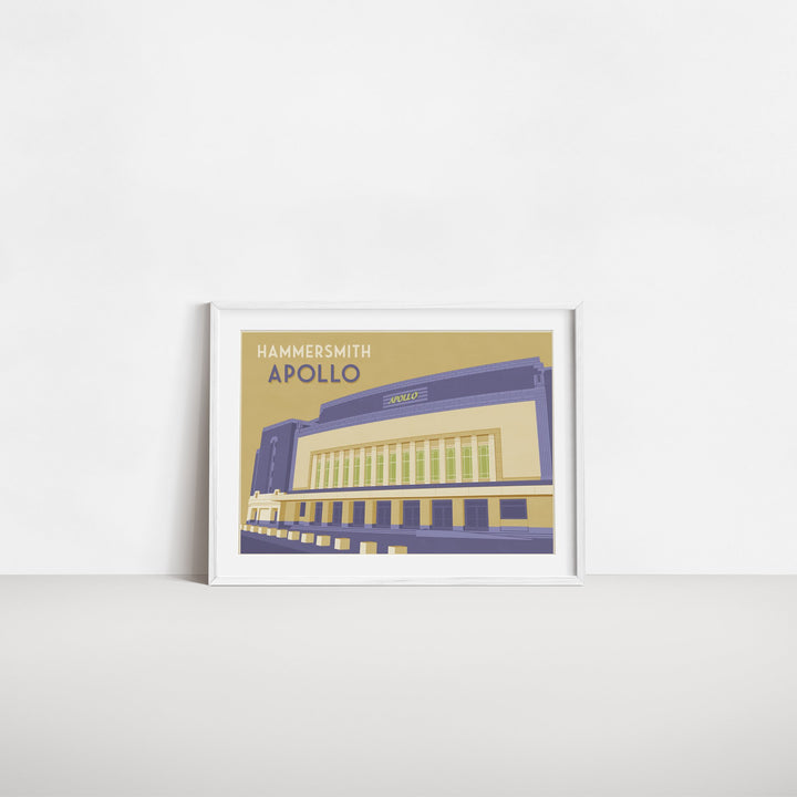 Hammersmith Apollo London Travel Poster