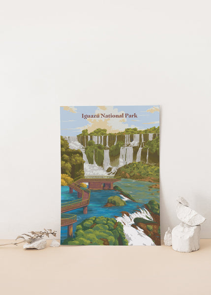 Iguazu National Park, Iguazu Falls Travel Poster
