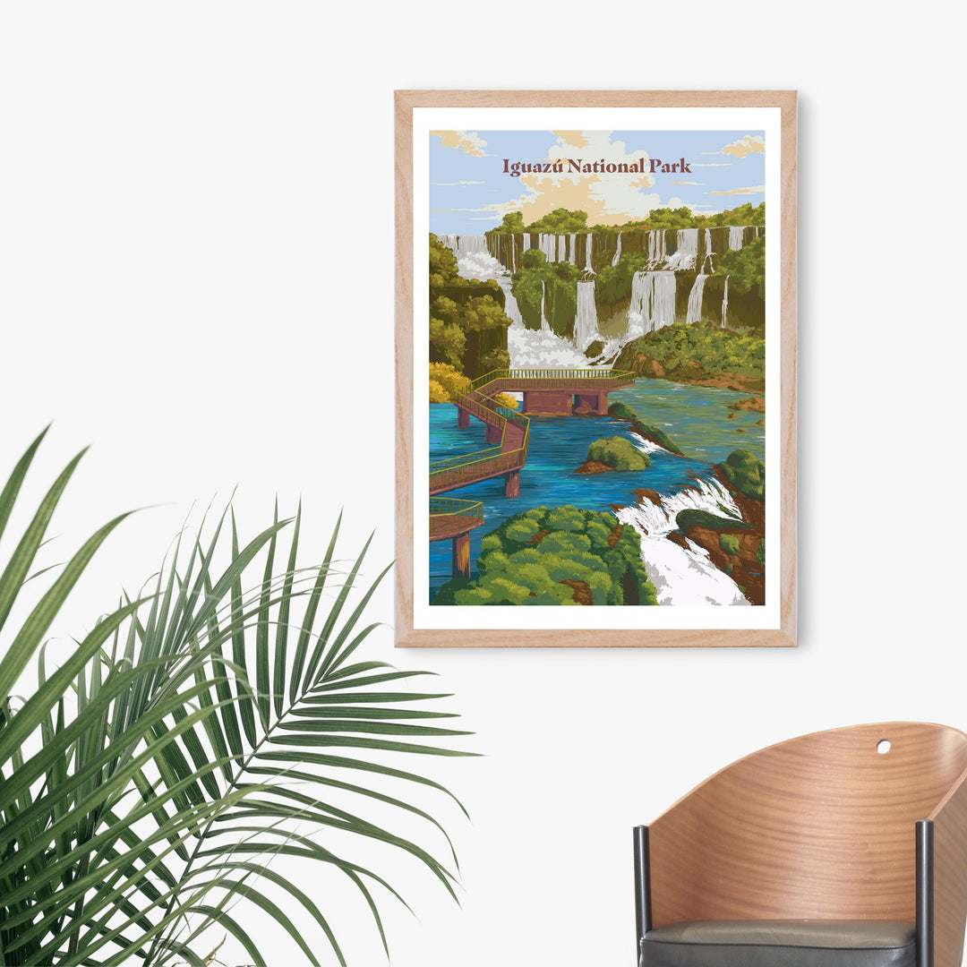 Iguazu National Park, Iguazu Falls Travel Poster