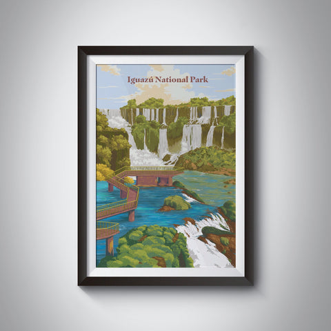 Iguazu National Park, Iguazu Falls Travel Poster