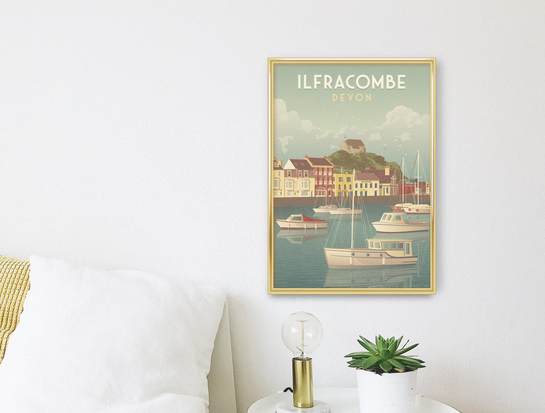 Ilfracombe Devon Travel Poster