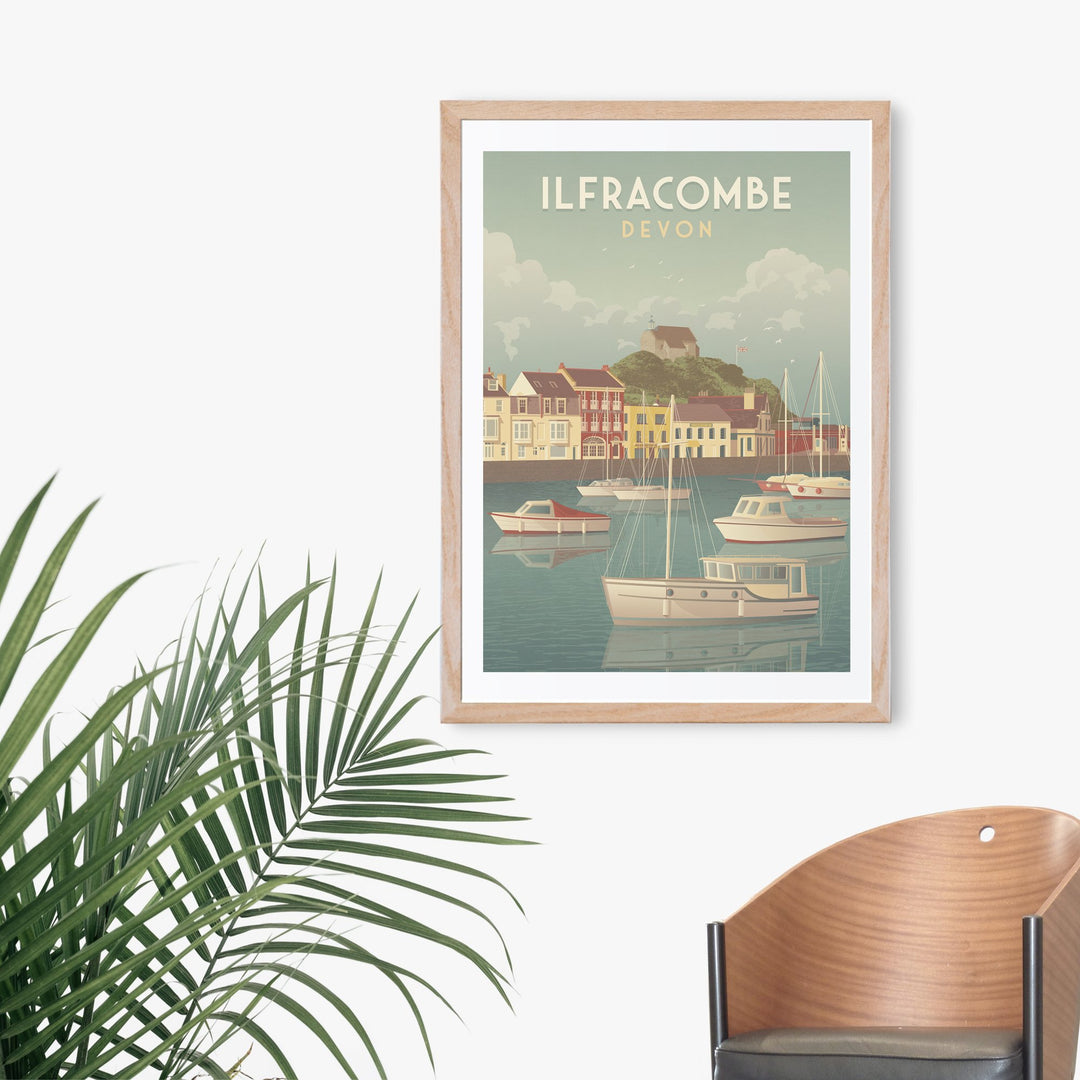 Ilfracombe Devon Travel Poster