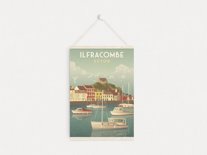 Ilfracombe Devon Travel Poster