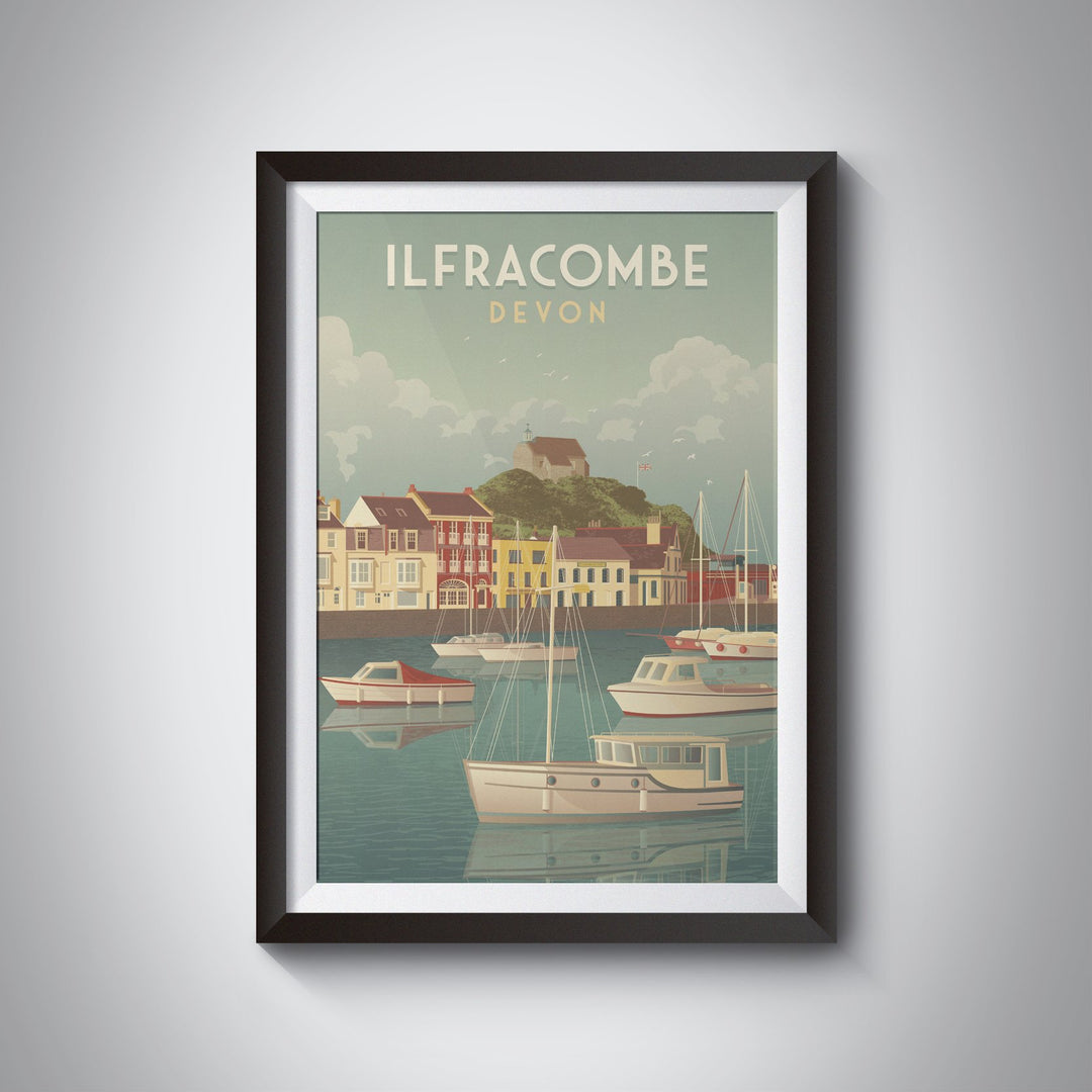 Ilfracombe Devon Travel Poster