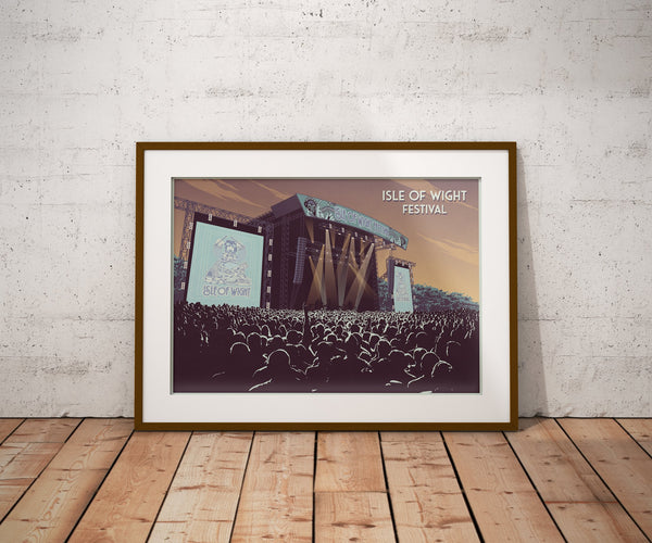 Isle of Wight Festival Travel Poster