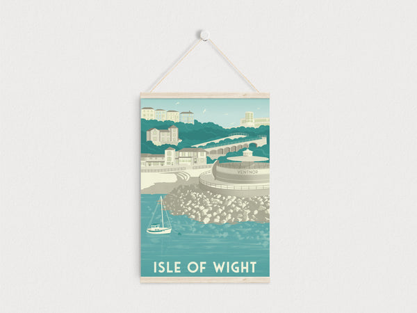Isle of Wight Ventnor Travel Poster