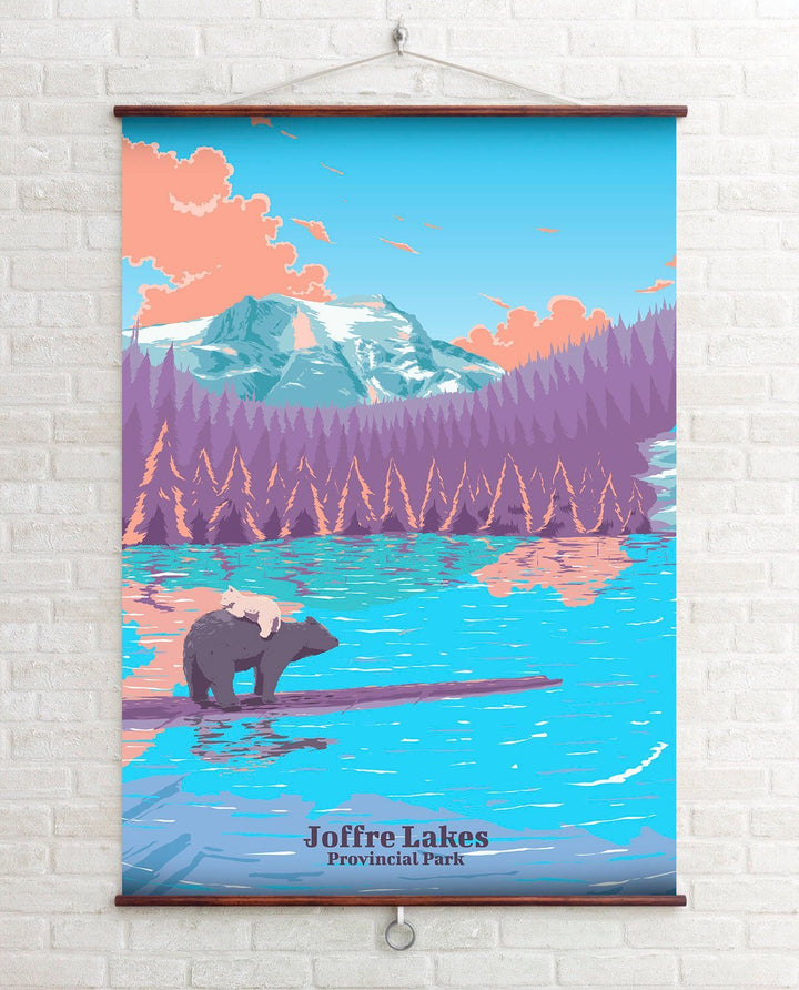 Joffre Lakes Provincial Park Travel Poster