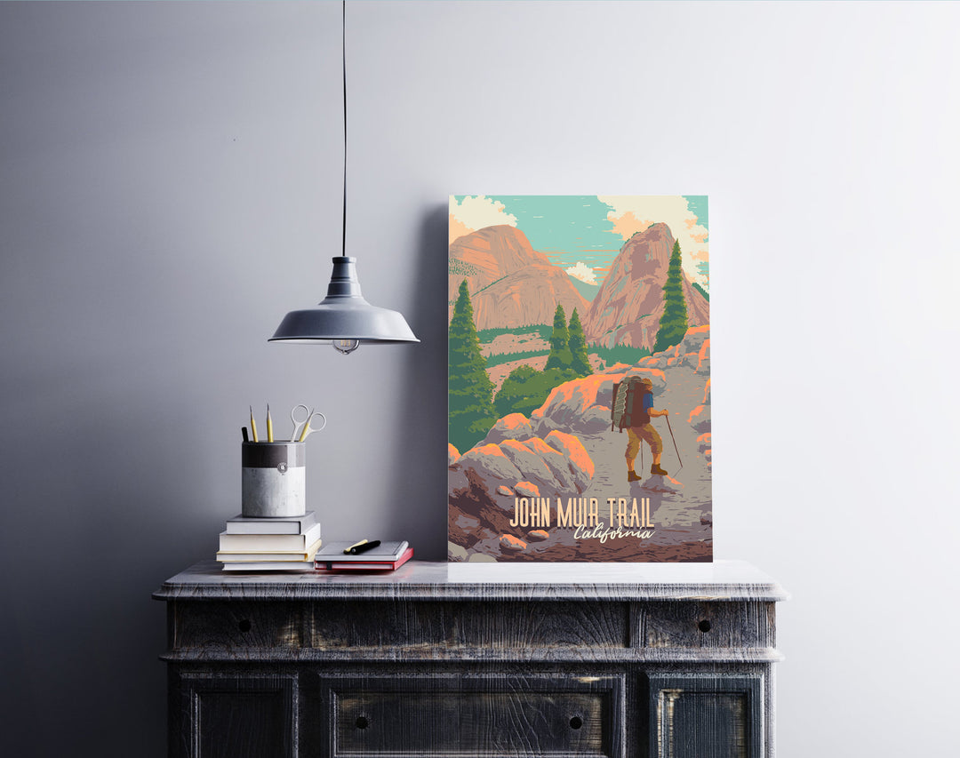 John Muir Trail Travel Poster