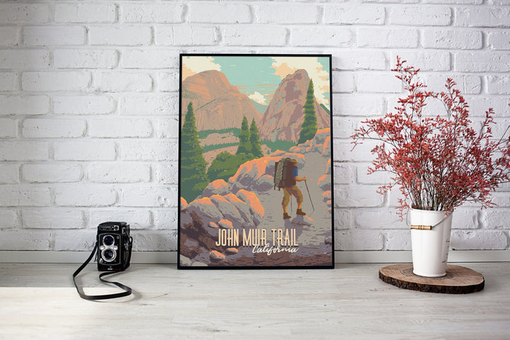 John Muir Trail Travel Poster