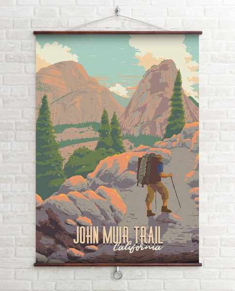 John Muir Trail Travel Poster