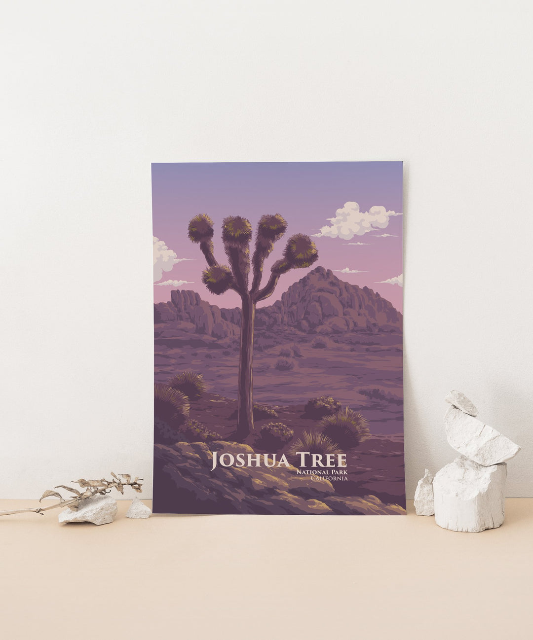 Joshua Tree National Park Travel Poster